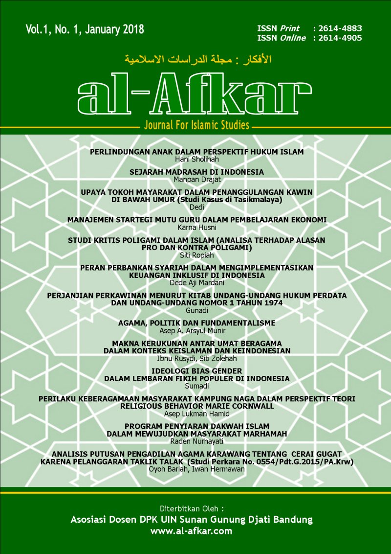 Al Afkar Journal For Islamic Studies Ici Journals Master List