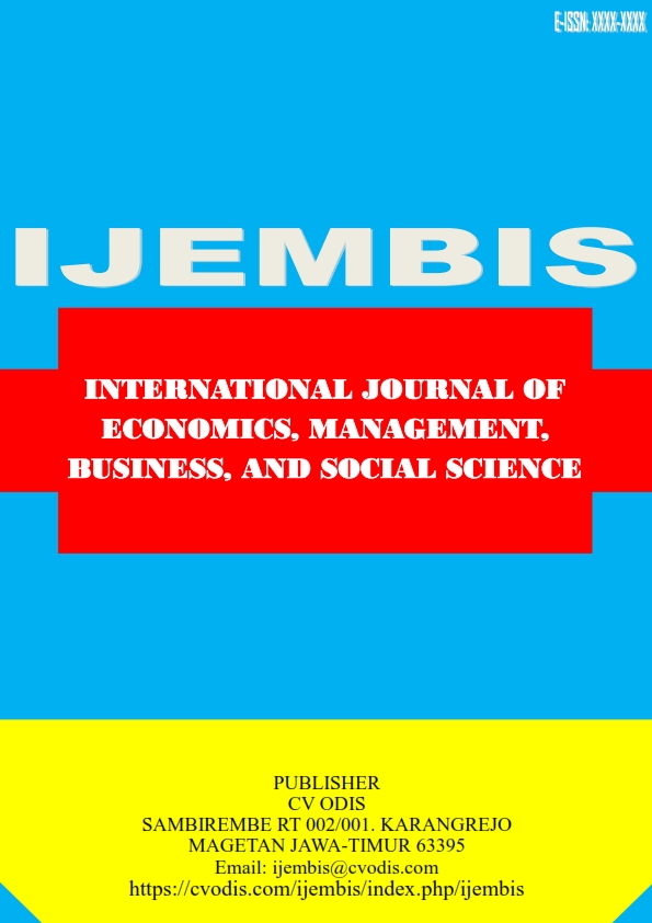 International Journal of Economics, Management, Business, and 