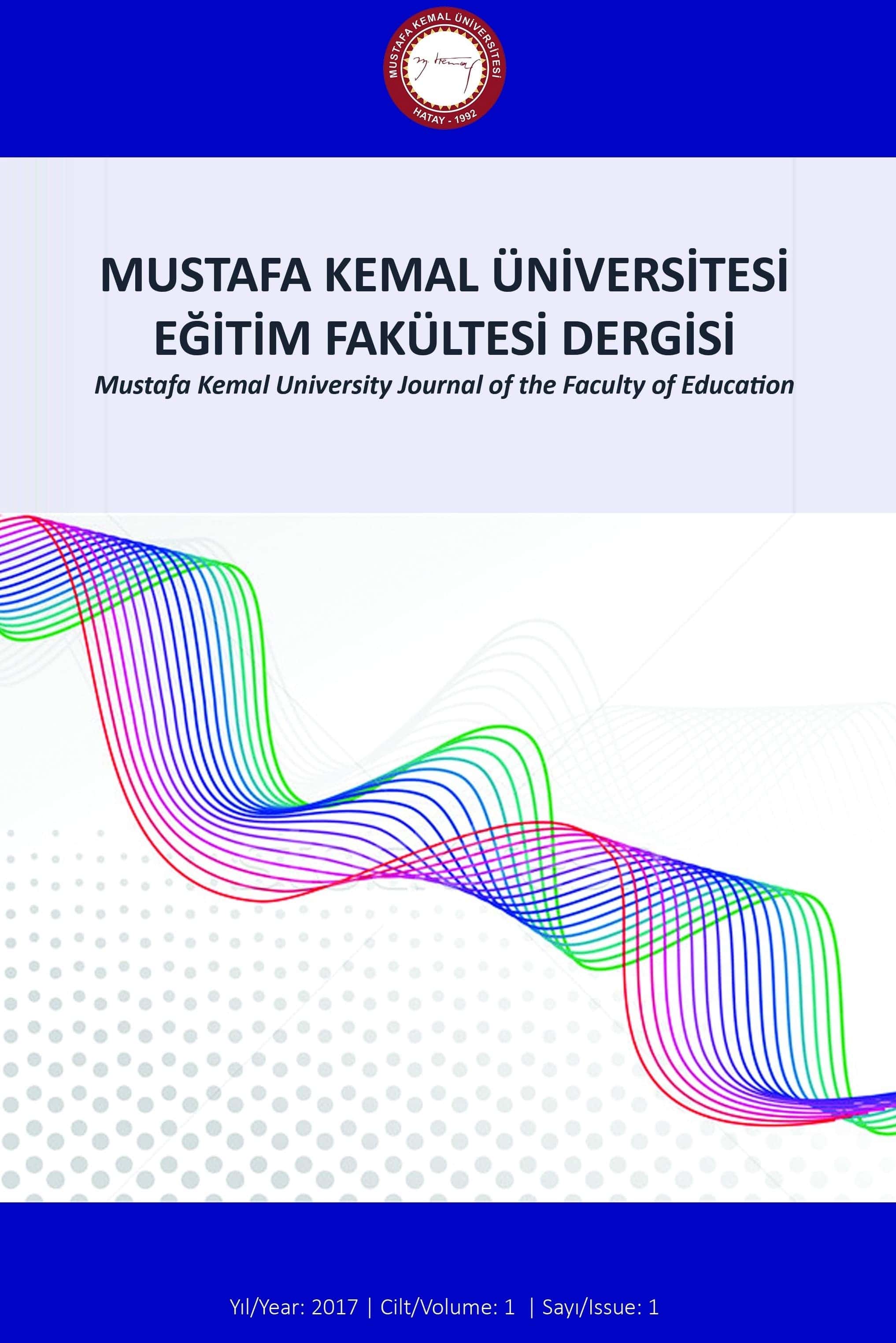 mustafa kemal university journal of faculty of education ici journals mas