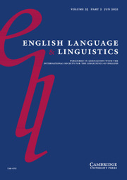 ＥＮＧＬＩＳＨ　ＬＩＮＧＵＩＳＴＩＣＳ Ｊｏｕｒｎａｌ　ｏｆ　ｔｈｅ　Ｅｎｇｌｉｓｈ　Ｌｉ Ｖｏｌｕｍｅ　３５，Ｎｕｍｂｅ /開拓社（単行本） English Language and Linguistics | ICI Journals Master List