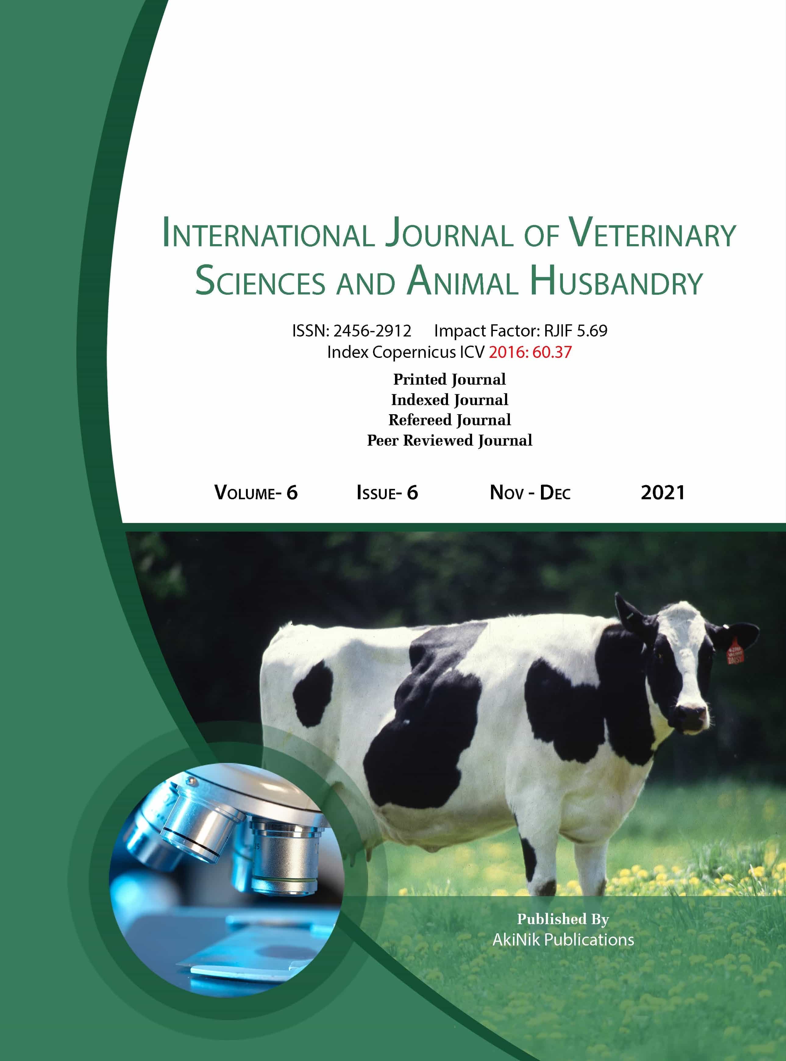 International Journal of Veterinary Sciences and Animal Husbandry | ICI Jou
