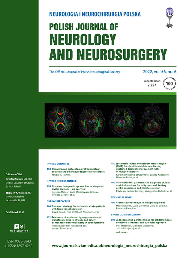 Table of contents  Journal of Neurology, Neurosurgery & Psychiatry