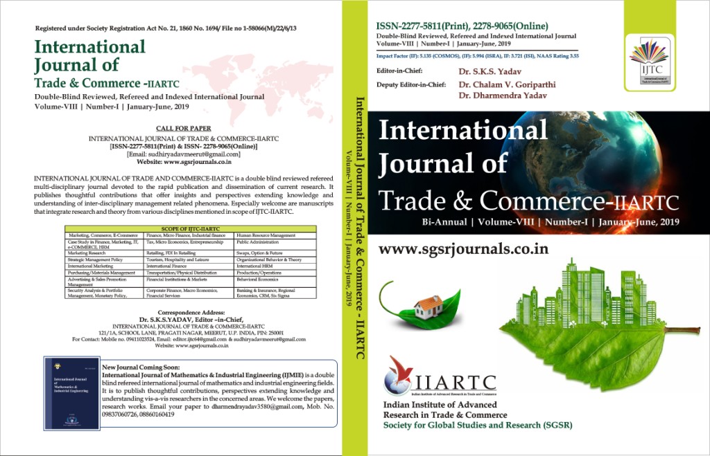 International journal of commerce and finance