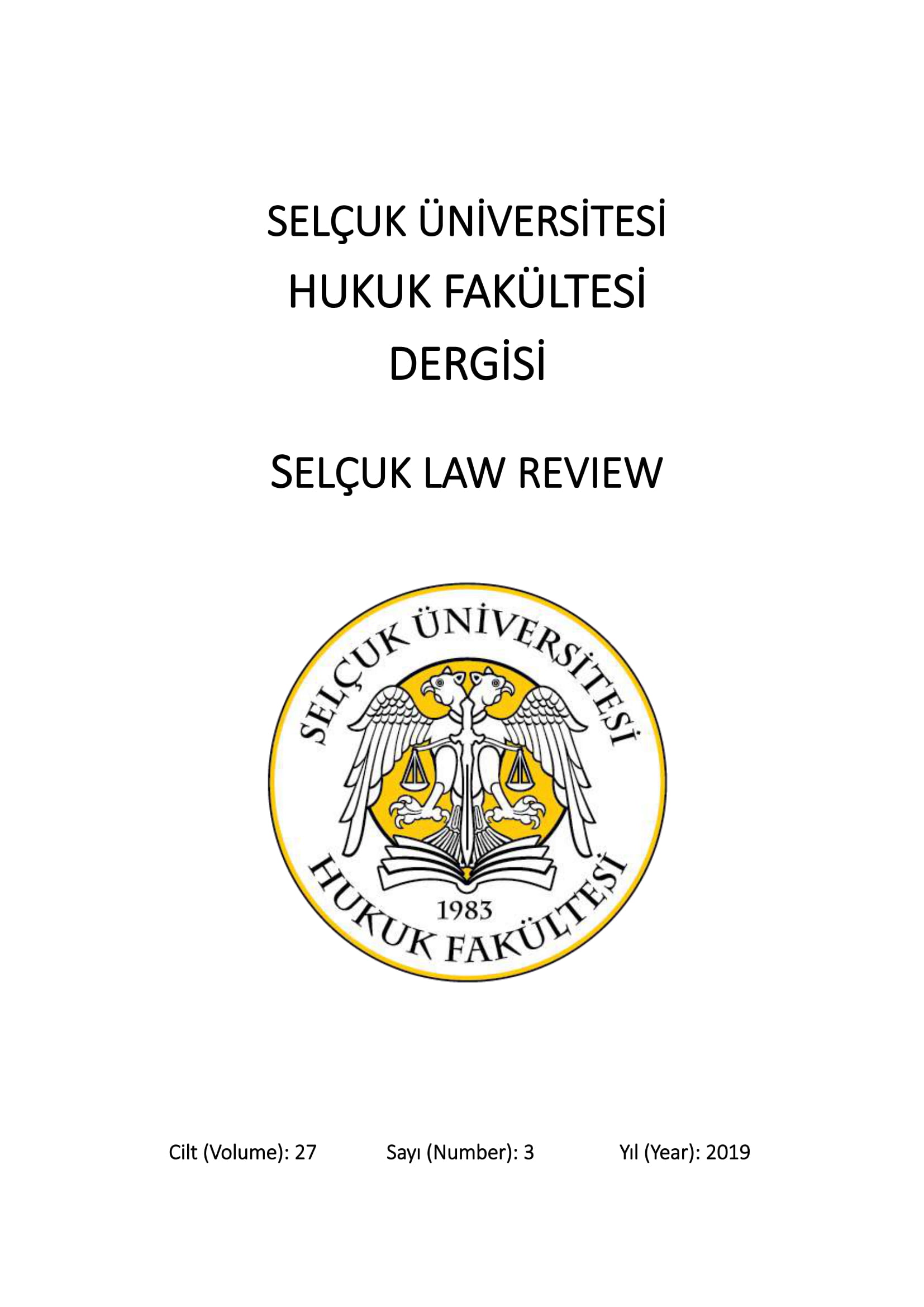 Selcuk Law Review Ici Journals Master List