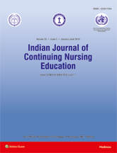 Indian Journal Of Continuing Nursing Education Ici Journals Master List